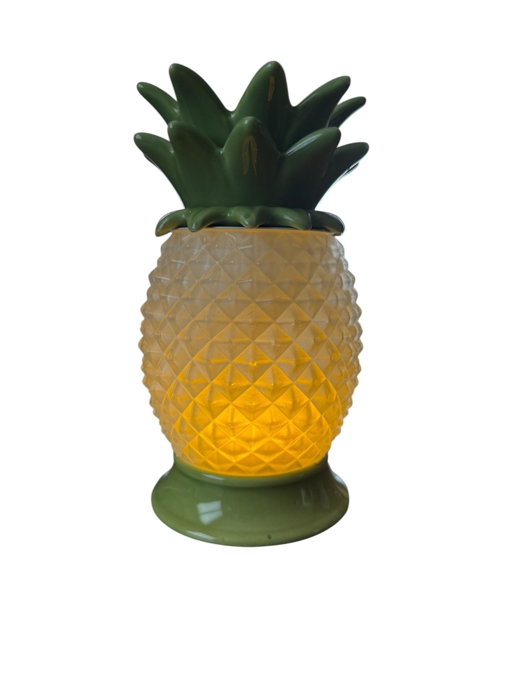 PartLite Scentglow Warmer Welcome Pineapple Flameless Wax Melter. Retired.